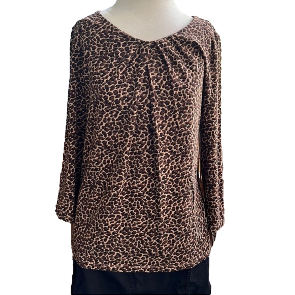 𝅺talbots Leopard top